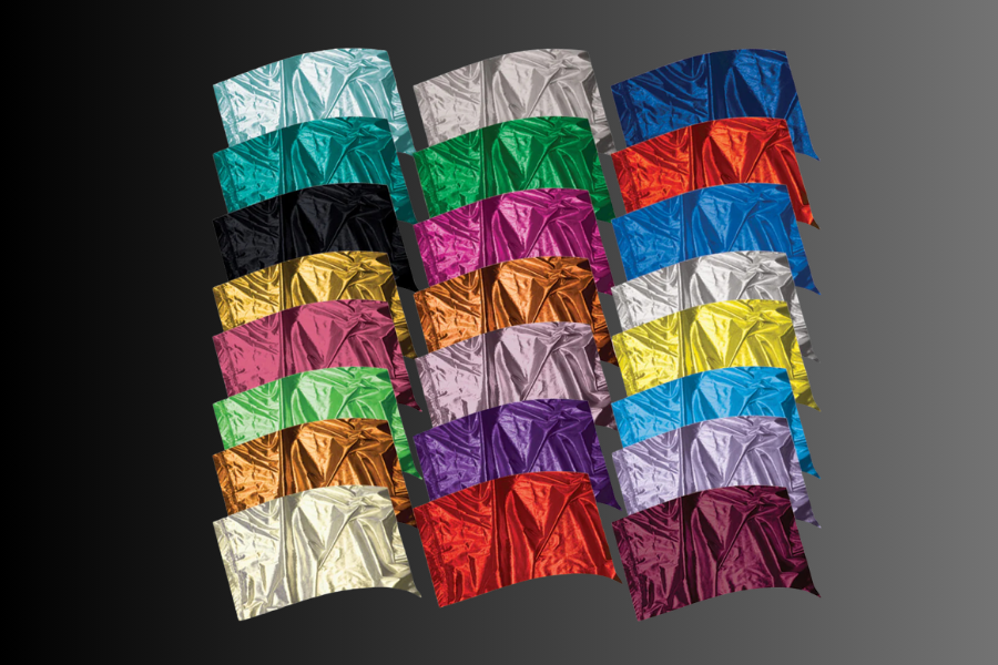 In Stock Solid Colorguard Flags